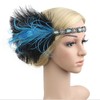QG ltd Bridal Flapper Peacock Headband Headpiece 1920s Great Gatsby