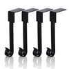 Runmeihe 4 Pack Christmas Stocking Hangers for Fireplace, Metal Hooks