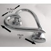 Heart Door Knocker Door Furniture: 4 Colours (Chrome)