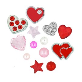 Holiday Floating Locket Charms and Birthstones