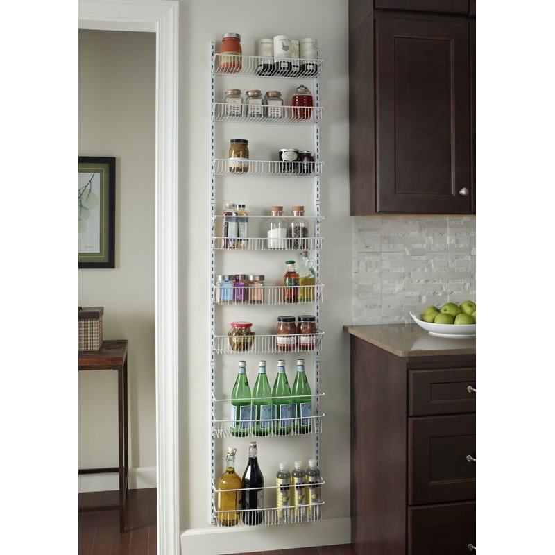 ClosetMaid Adjustable Organizer Rack with Baskets Wall or Over Door