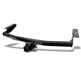 Class 3 III Black 2" Receiver Tube Rear Bumper Trailer Tow Hitch Towing Mount Compatible with 13-16 Pathfinder / 14-20 QX60