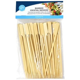 R&M Cocktail Skewers for Appetizers, Cheese Boards, Sandwiches, Kabobs and Charcuterie. 50-Pack, 6 Inches, Bamboo