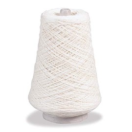Creativity Street Natural Cotton Warp Yarn, White, 2-ply, 8 oz., 2,100 Yards
