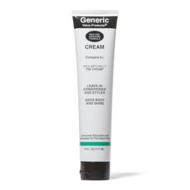 Generic Value Products Cream Leave In Conditioner & Styler, Moisturizes, Strengthens, Protects, Leavein Thickening Conditioner, 6 Oz