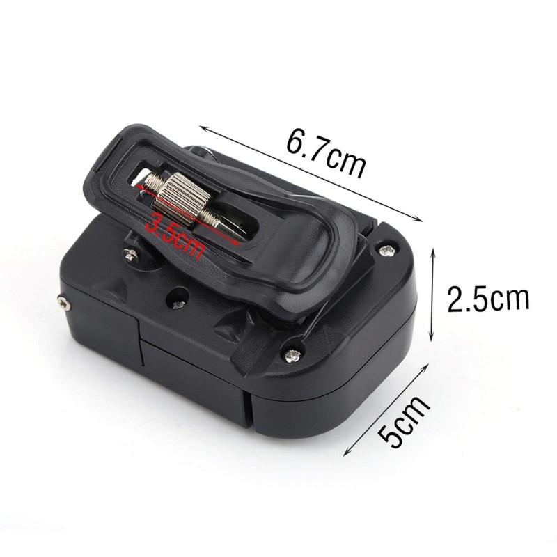 Fishing line counter, clip on fishing line counter, black. Suitable