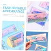 Outanaya 3Pcs Holographic Makeup Pouch Cosmetic Organizers for Women Travel