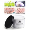 EBANKU Clear Acrylic Nail Powder, Long Lasting 3D Fingernail Carving
