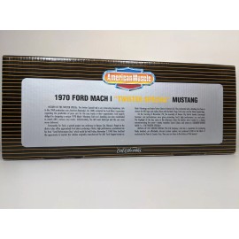 Ertl #7718 1:18 1970 Ford Mustang Mach 1 Twister Special, Grabber Orange by Ertl, NIB