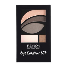 Revlon PhotoReady Eye Contour Kit, Eyeshadow Palette with 5 Wet/Dry Shades & Double-Ended Brush Applicator, Metropolitan (501), 0.1 oz