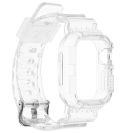 Gatuida Delicate Sports Watch Strap for Series Comfortable One-Piece Design TPE Material for Men Buckle