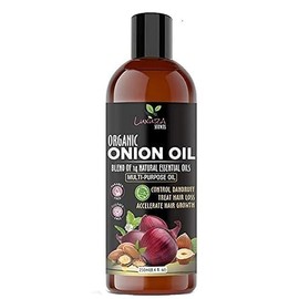 Generic Organic Onion Hair Growth Oil | Controls Hair Loss, Thinning & Dandruff | Volume Filler & Hydrating | with 14 Essential Oils | 8.45 Fl Oz/250ml