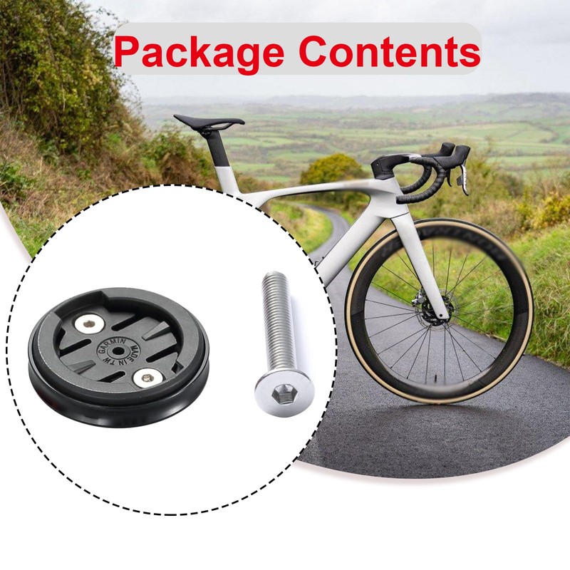 SANTUO Bicycle Stem Top Cap Headset Mount for Garmin Edge
