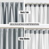 Randall Pinch Pleated 100% Blackout Window Curtains 95 Inch for