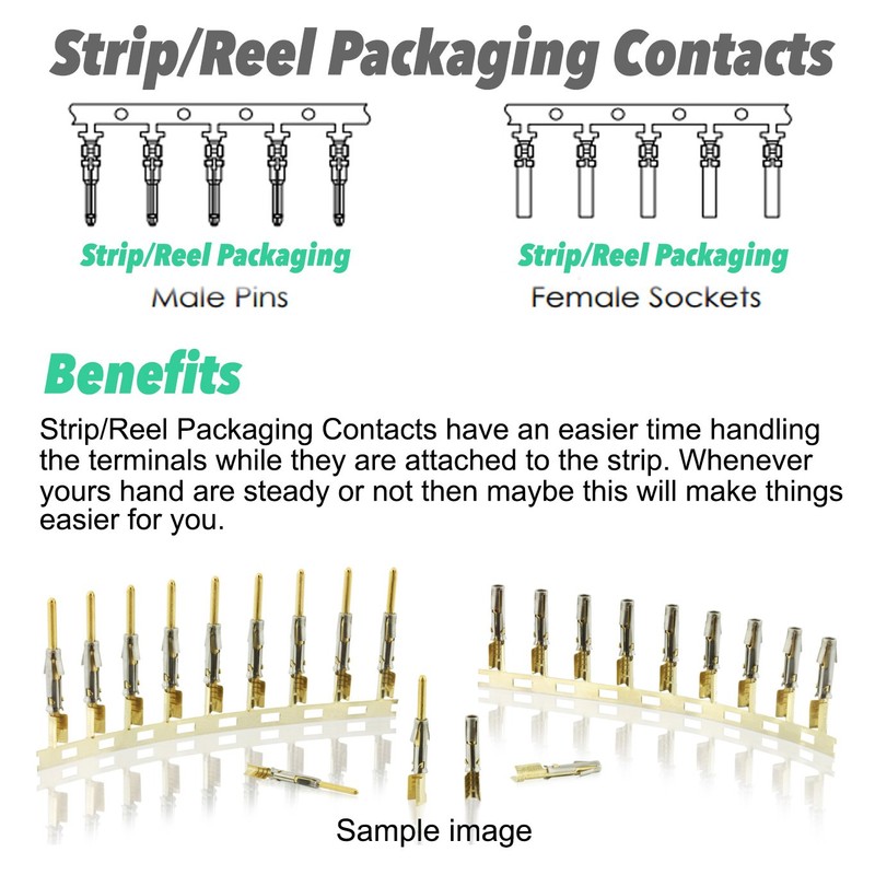 Deutsch 4-Pin Connector Kit with Housing, Pins & Seals Crimp