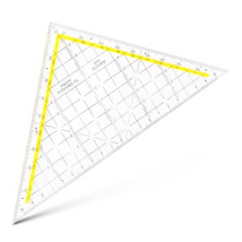 Aristo 1650/1"TZ-Dreieck" Set Square Plexiglass 225 mm Transparent