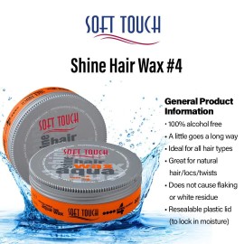 KARATEK SOFTTOUCH Soft Touch Hair Wax (2 Pack Shine #4)