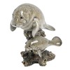 Lipco Manatee and Calf Figurine, Polyresin, 6.5-inches Height, Home Decor