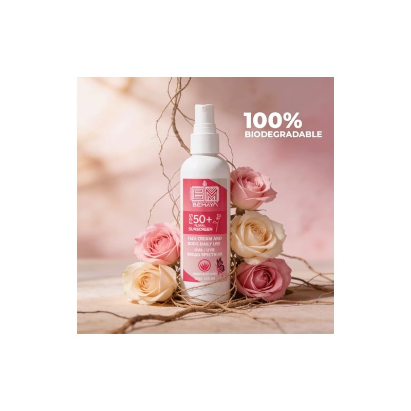 Protector Solar Mineral Corporal FPS 50+ Biodegradable | Óxido de
