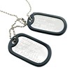 Klaus Hargreeves 'Number Four' Umbrella Academy Military Dog Tags -