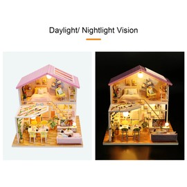 Wizardi Miniature Roombox Kit - Dollhouse Kit