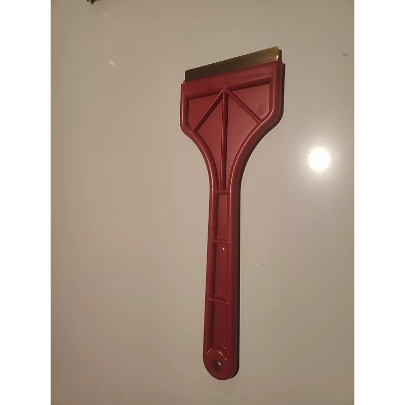 FANTASTIC 10 FANTASTIC BRASS ICE SCRAPER 9 INCH Red