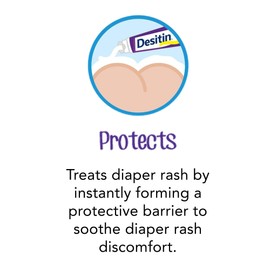 Desitin Diaper Rash Original Ointment 2 oz (4 Pack)