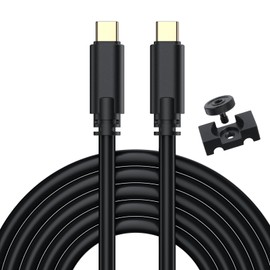 COOYA Camera Tethering Cable USB C to USB C 5Gbps Fast Transfer & Connection Between Camera and Computer+Cable Lock Clamp for Sony A7 IV/III, A7R IV, A7C2, Canon R10 R8 R6 R5 Nikon Z9 Z8 Z7, 16.4 ft