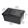 OMEM Portable Reptile Terrarium Habitat for Mini Pet Houses Breathable
