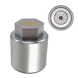 JEUCLEL JL 708 for 27mm Nuts, Jeep (JL) Dodge Wheel Lock Nut Removal Tool, Anti-Theft Lug Nut Socket Adapter