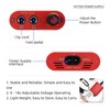 Rotary Tattoo Machine Kit Complete Professional Red Power Supply Silver
