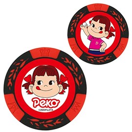 Hokushin Trading Peko-chan Golf VER. Chip Marker MK0359 Red