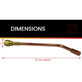 Hot Max 24089 Heavy Duty Victor Style Gas Heating Tip/Nozzle for Oxy-Acetylene, #8 (8MFA-FS)