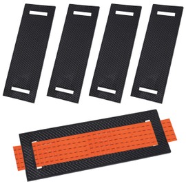 INTAKO Rubber Edge Protectors for Lashing Straps up to 50 mm Wide - 290 x 100 mm - Pack of 4 Rubber Edge Protection - Belt Protector Rubber Strips - Load Securing Straps - Edge Protection Tie Down
