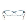 Calabria Emily Cateye Reading Glasses +0.50 Blue Black Plaid Women