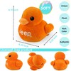 Jeep Text Logo Stuffed Animal Plush Duck Orange -Perfect Enthusiasts
