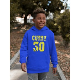 Expression Tees Youth Hoodie Curry #30 SmallRoyal Blue
