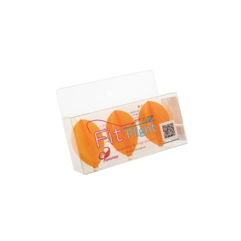 Dart Flight [Fit Flight] Teardrop Orange 3 pieces