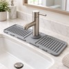 Silicone Faucet Splash Guard for Kitchen & Bathroom Sinks –