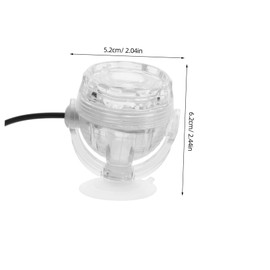 GRIRIW Led Fish Tank Spotlight Aquarium Night Light Decorative Lamp for Pond Fountain Small Aquarium Accessories Changing