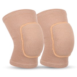 1 Pair Arm Brace Pads Elbow Protector Strap,Support Fitness Arm Protector Compression Arms Breathable Sleeve Wrap with Padded Soft Support Cushion for Men and Women(Skin color)