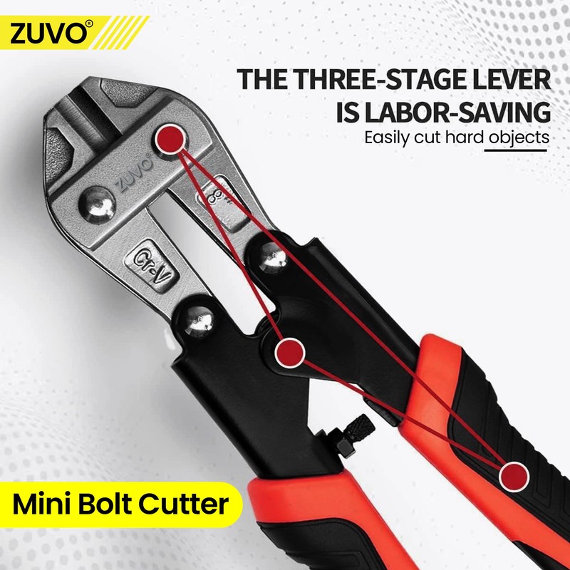 Zuvo Heavy Duty 8 inches Bolt Cutter Professional Cable Wire