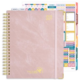 POPRUN Teacher Planner 2026-2027, 8.5"x11" Lesson Planner Book for Teachers