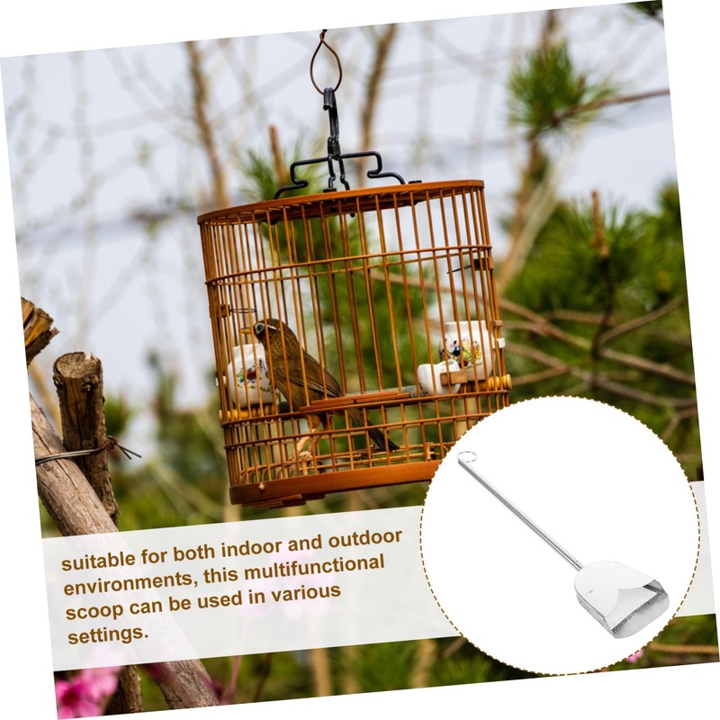 WOONEKY Pet Poop Scoop Bird Poop Remover Reptile Litter Scooper