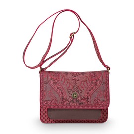 PiP Studio [W2404] Cross Body Flap Kyoto Festival Dark Pink 25 x 7 x 20 cm, Kyoto Festival Dark Pink