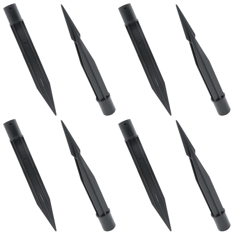 Cionyce 8PCS Torch Stake 8.26 Inch Pathway Light Stake Plastic