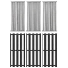 Emitter Plate & Grill Grate for Charbroil Commercial 3 Burner Gas Grill Parts 463242516 463242515 463367016 466242615 466242516 466242616 463346017, Parts for Charbroil Tru Infrared G466-0025-W1 Grill