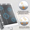 POWOXI 6V Solar Panel for Deer Feeder: 1.5W Waterproof Solar
