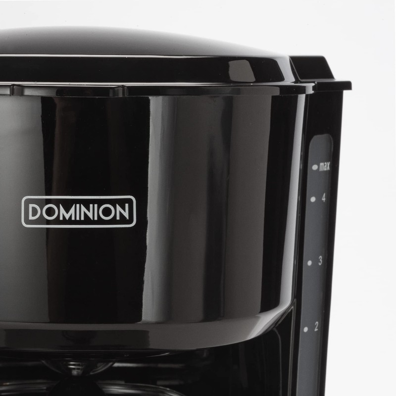 Dominion 4-Cup Coffeemaker Compact Coffee Pot Brewer Machine, Quiet with