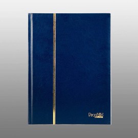 small stamp album (new) 16 white sides, blue cover